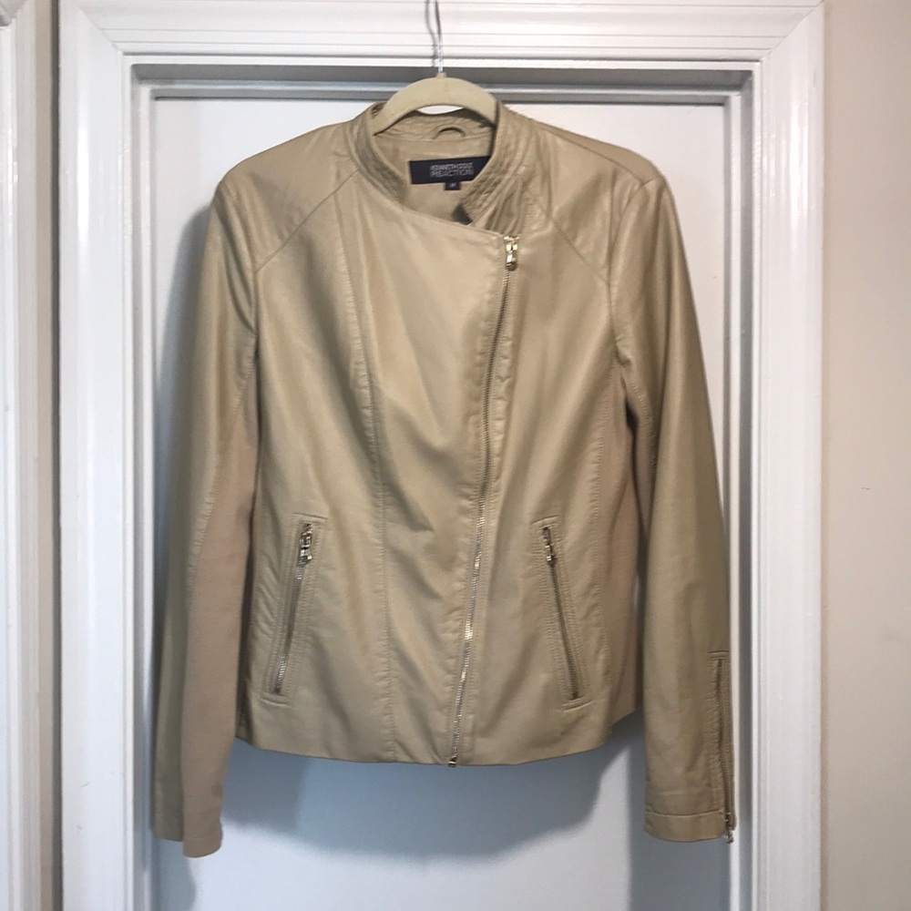 KENNETH COLE REACTION Faux Leather Jacket